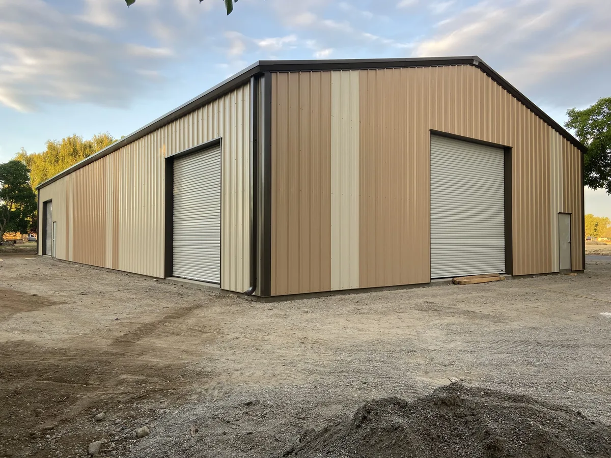Industrial steel building